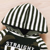 "Mr.Camo and Stripes"  Hooded Romper