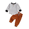 Buttons and Stripes Baby Boy Set