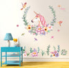 Multicolor “Unicorn” Girls Wall Decal