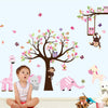 Large “Zoo Animals Around The Tree” Wall Decal