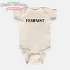 "FEMINIST" Baby Custom 100% Cotton Bodysuit