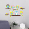 “Owls On A Branch”  Wall Decal