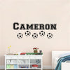 Custom Name “Soccer Boy” Boys Wall Decal