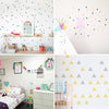"Triangles" Solid Colors Wall Decals