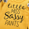 "Little Miss Sassy Pants" 3 Piece Set