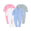 Solid Ribbed Knit Onesie