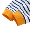 "Hello World" Stripes and Yellow Baby Set