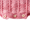 "Alora" Knitted Infant Romper