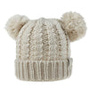 "Bear" Pom Pom Knit Hat