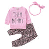 "Team Mommy" Leopard Set