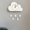 "Raindrop Cloud" Nordic Wall Clock