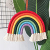 "Rainbow" Weaved Rope Wall Hanging
