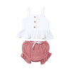 "Peaches" Cropped Summer Set