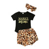 "Mama's Mini" Leopard 3 Piece Set