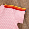 "Athletica" Pink Track Skirt Set