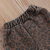 Leopard Distressed Bell Bottoms