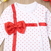 BabyBow Present Footed Romper