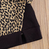 Cheetah Black Lined Top