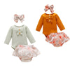 Flowers and Ruffles 3 Piece Set