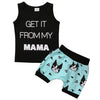 2 Piece “Get It From My Mama” Summer Set