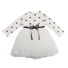 "Tulle and Polkadots" High-waisted Dress