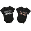 “Mama's Mini/Daddy's Mini" Short Sleeve Bodysuit