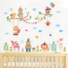 “Forest Animal Party” Wall Decal