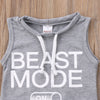 “Beast Mode” Print Romper