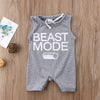 “Beast Mode” Print Romper