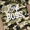 2 Piece “Boy Boss” Camo Set