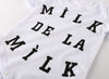 “Milk De La Milk ” Short-sleeve Bodysuit