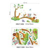 3D “Wild Animals In A Jungle” Wall Decal