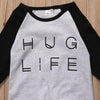 "Hug Life" Long-Sleeve Romper