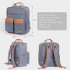 "The City" Double Pocket Diaper Backpack