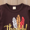 Girls “Thankful” 2-Piece Thanksgiving Set