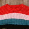 "Rainbow" Winter Knit Sweater