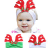 Christmas Gift Deer Baby Headband for Kids Elastic Infant Headbands Deer Snowman Santa Claus Baby Head Band Hair Accessories