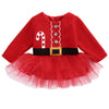 Girls “Candy Cane” Christmas Dress