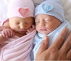 Newborn "Hearts" Hospital Beanie