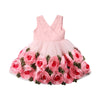 Pink "Carnations"  Party Dress