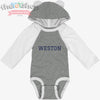 "The Weston" Custom Name Bear Onesie
